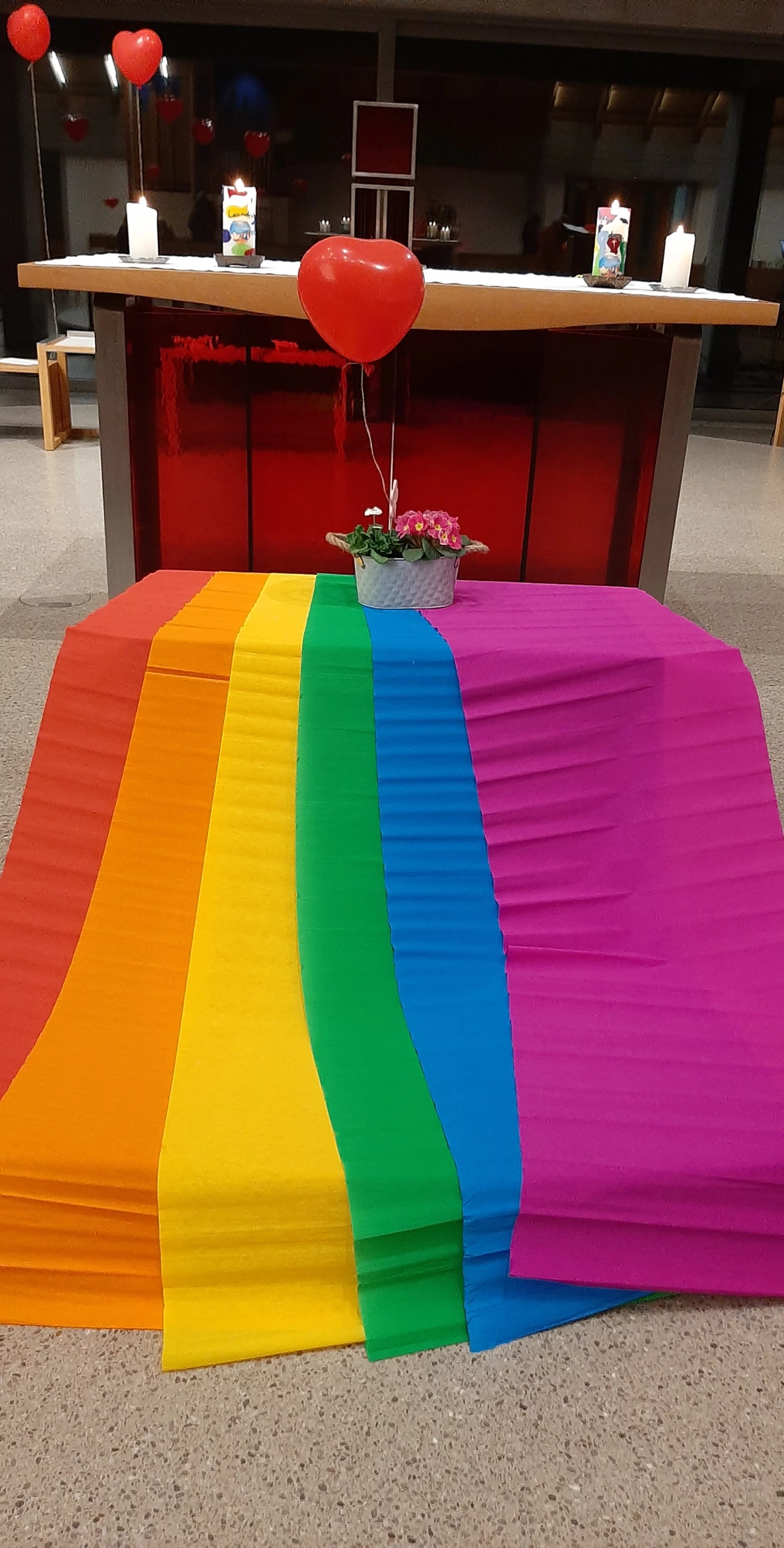 Bunte Flagge